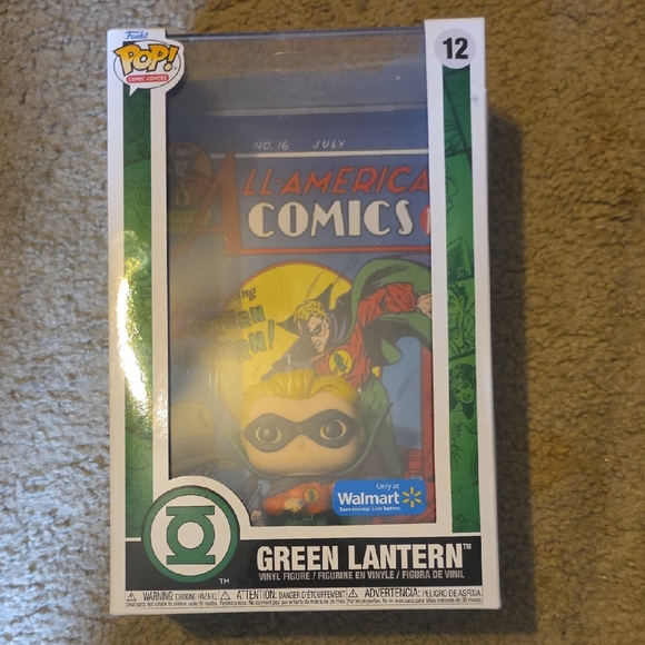 Funko Other - Funko Green Lantern Pop Figure with Comic Art